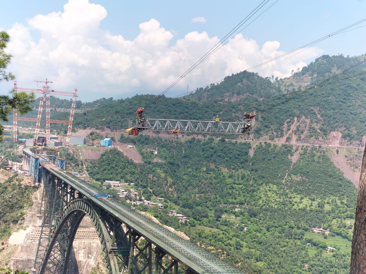 Chenab Bridge, Kashmir